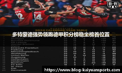 多特蒙德强势领跑德甲积分榜稳坐榜首位置