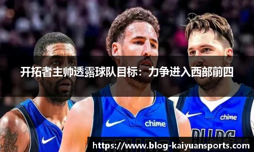 开拓者主帅透露球队目标：力争进入西部前四